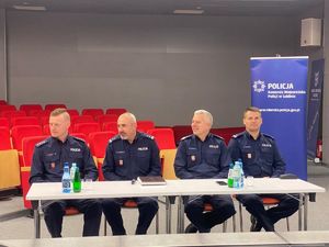 Komendant Wojewódzki Policji w Lublinie oraz Komendant Miejski Policji w Chełmie wraz z Zastępcami